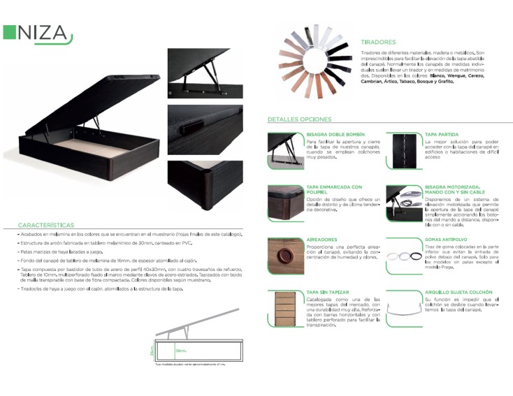 CANAPÉ ZANNY 35CM ALTO