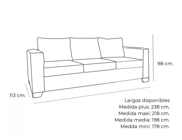 SOFÁ ARCOS TORRESOL
