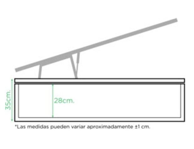 CANAPÉ GEMELAR 35CM ALTO