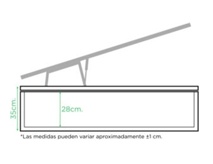 CANAPÉ GEMELAR 35CM ALTO