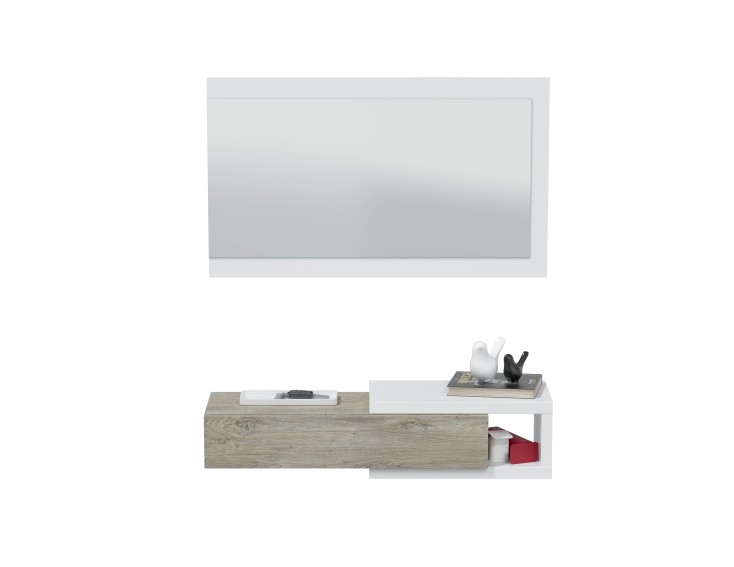 RECIBIDOR CON CAJON Y ESPEJO