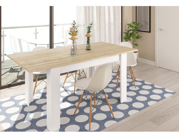 MESA COMEDOR EXTENSIBLE PARA SALÓN O COCINA