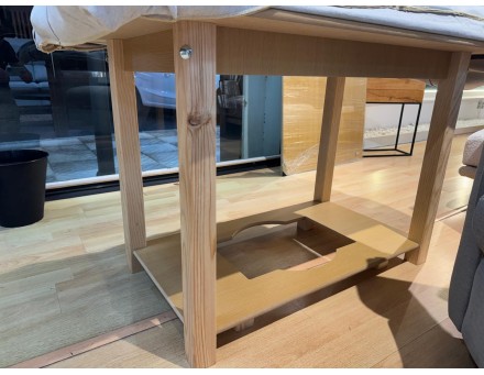 CONJUNTO: MESA CAMILLA + ENAGULLA + TAPETE + TARIMA+ CRISTAL 2