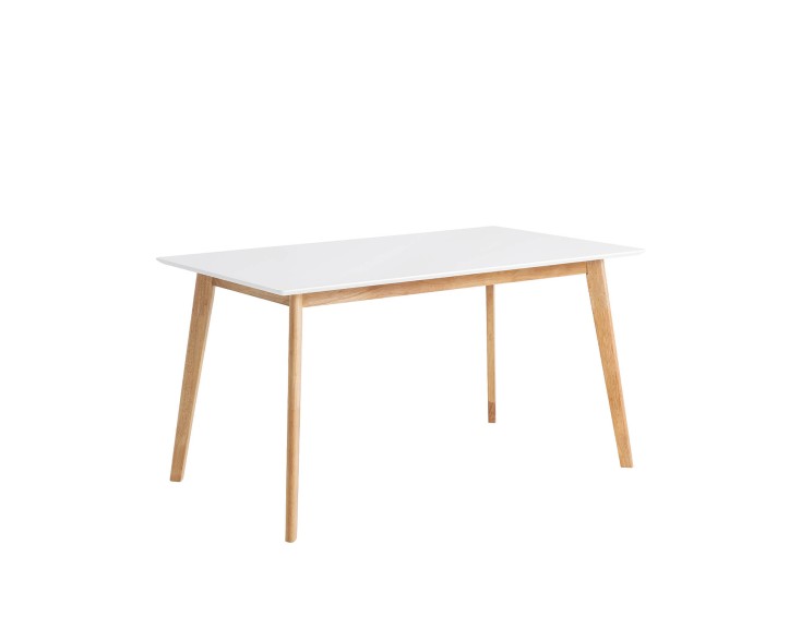 Mesa fija ALICE 120 blanco/roble