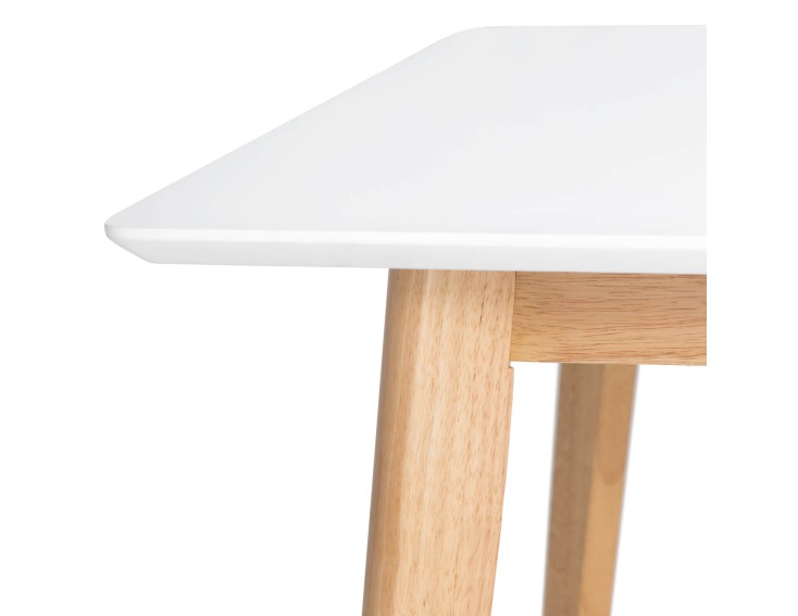 Mesa fija ALICE 120 blanco/roble