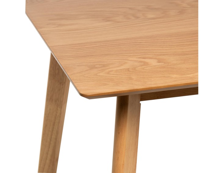 Mesa fija ALICE 120 blanco/roble