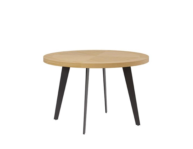 Mesa fija AMANDA 120 roble/negro