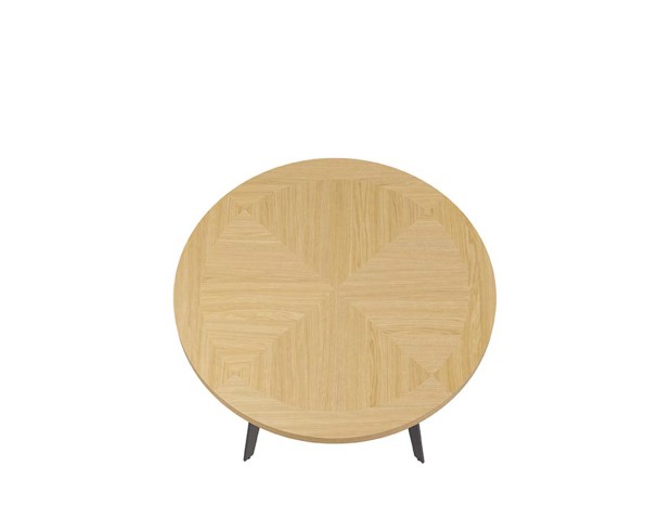 Mesa fija AMANDA 120 roble/negro