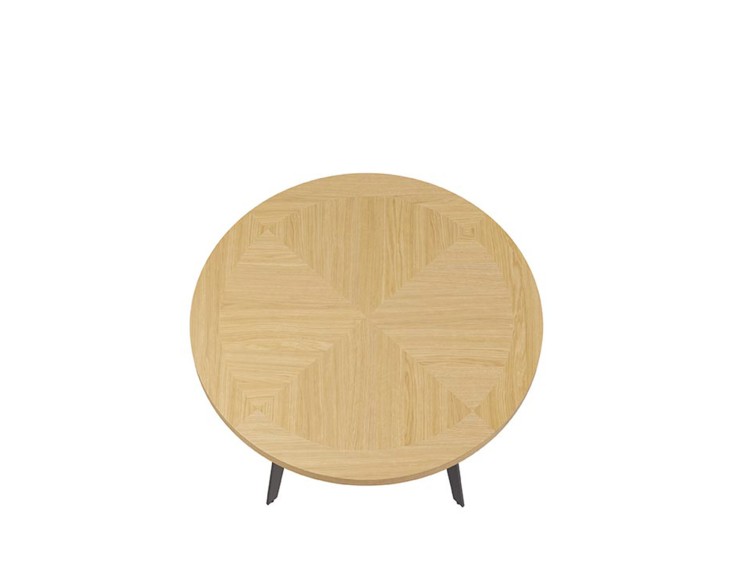 Mesa fija AMANDA 120 roble/negro