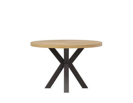 Mesa fija BEVERLY 100 roble/negro 2