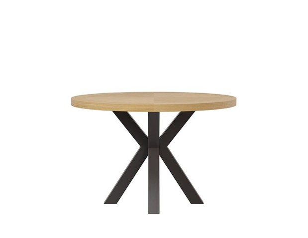 Mesa fija BEVERLY 120 roble/negro