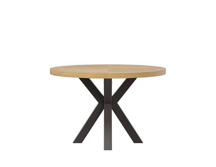 Mesa fija BEVERLY 120 roble/negro