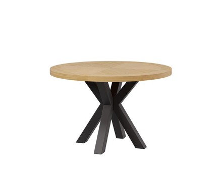 Mesa fija BEVERLY 120 roble/negro 2