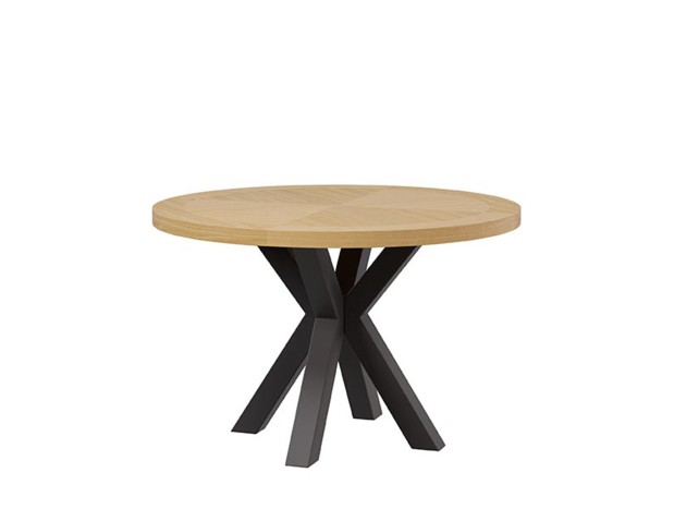 Mesa fija BEVERLY 120 roble/negro