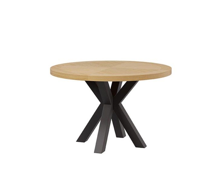 Mesa fija BEVERLY 120 roble/negro