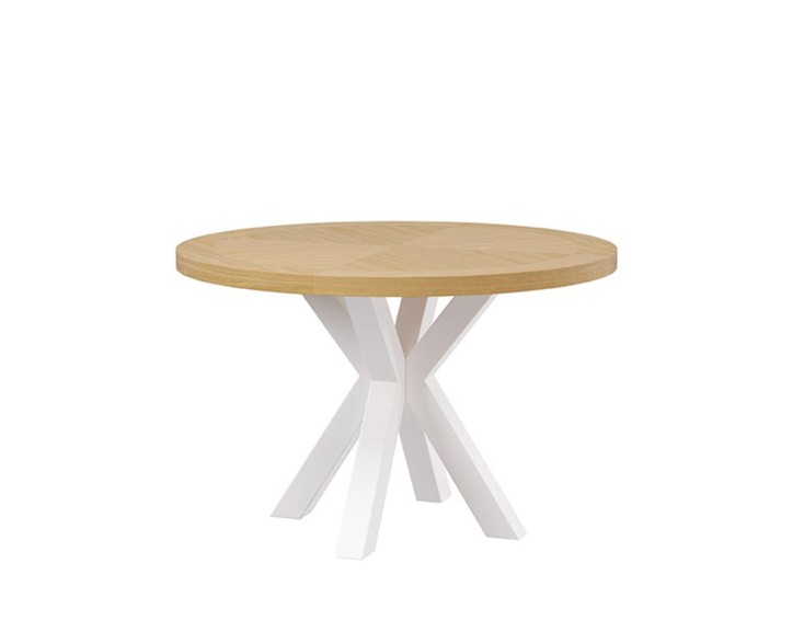 Mesa fija BEVERLY 120 roble/blanco