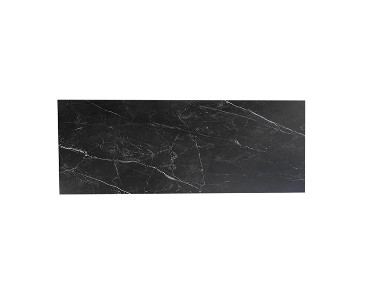 Mesa fija JOYCE 140 negro/blanco