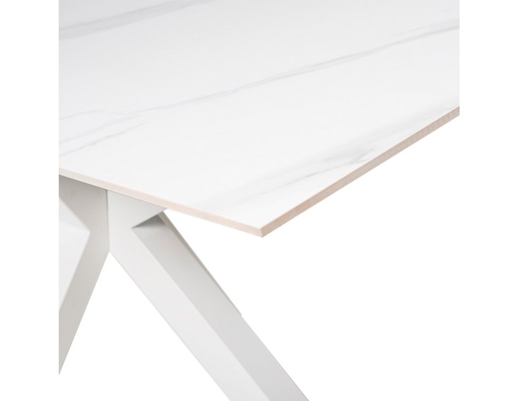 Mesa fija JOYCE 140 blanco/blanco