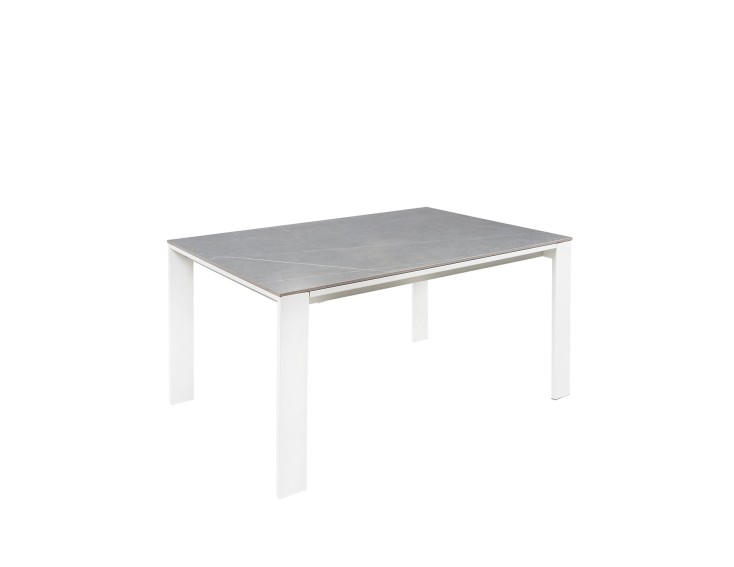 Mesa ext. JANET 140 gris/blanco
