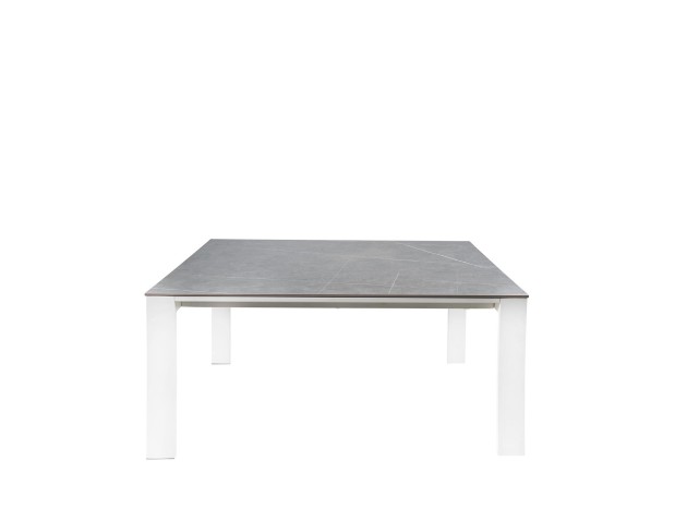 Mesa ext. JANET 140 gris/blanco