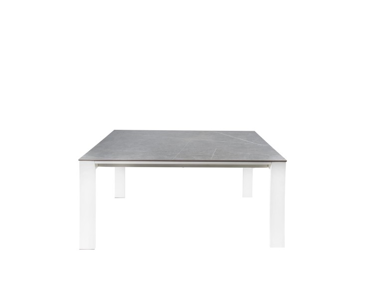 Mesa ext. JANET 140 gris/blanco