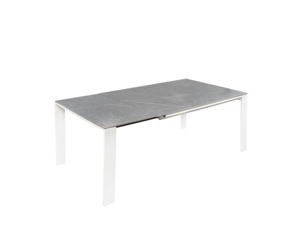 Mesa ext. JANET 140 gris/blanco