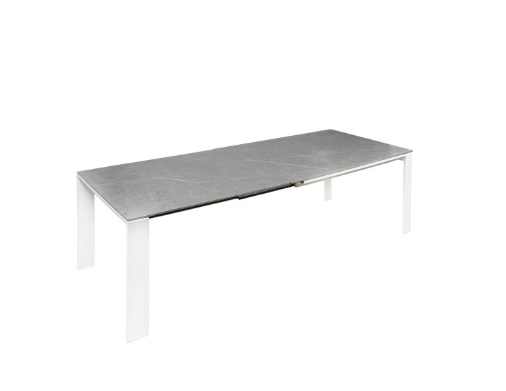 Mesa ext. JANET 140 gris/blanco