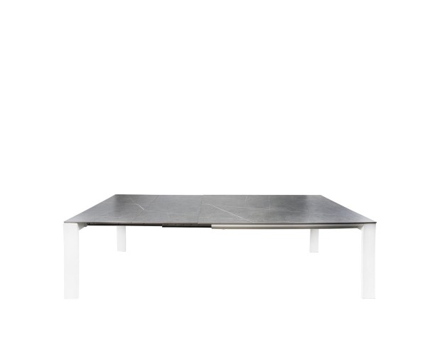 Mesa ext. JANET 140 gris/blanco
