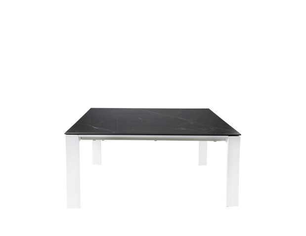 Mesa ext. JANET 140 negro/blanco