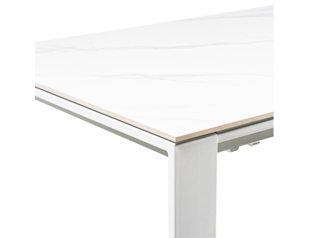 Mesa ext. JANET 140 blanco/blanco