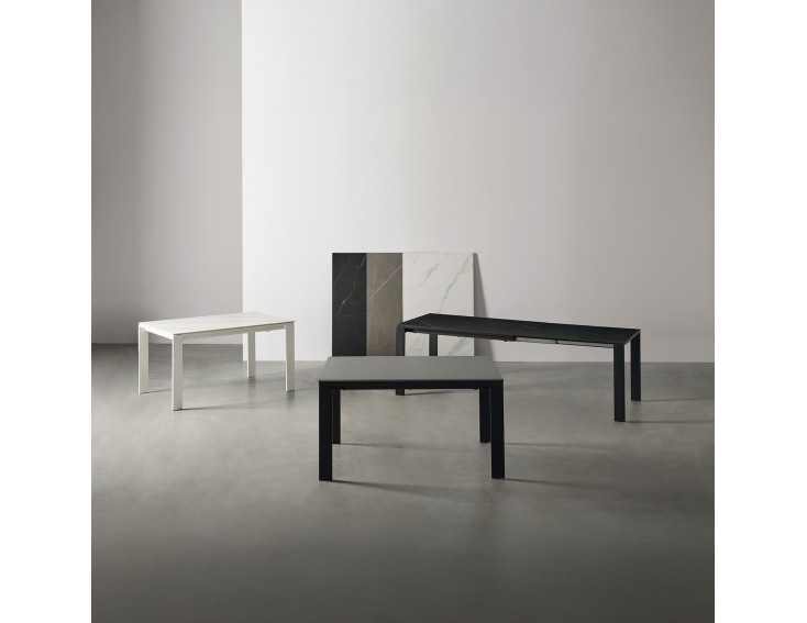 Mesa ext. JANET 140 blanco/blanco