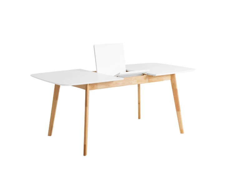 Mesa ext. ENMA 120 blanco/roble