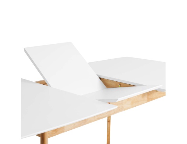 Mesa ext. ENMA 120 blanco/roble