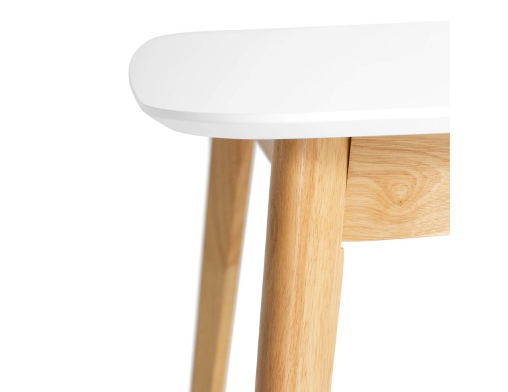 Mesa ext. ENMA 120 blanco/roble